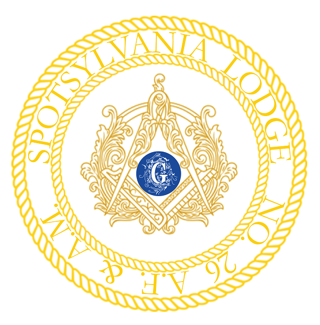 Logo for Spotsylvania Lodge No. 26, A.F. & A.M.